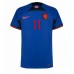 Billige Nederland Steven Berghuis #11 Bortetrøye VM 2022 Kortermet